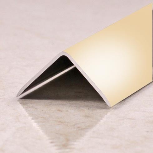 Алюминиевый уголок 20х20 мм ПН-20х20 Розовый глянец браш 2,7 м