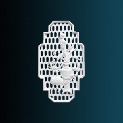 Декоративное панно Перфект K4040 800х450х30 мм белый полиуретан