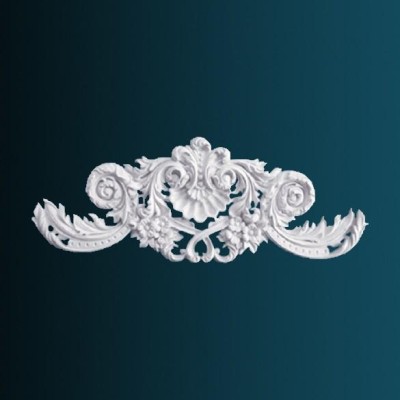 Декоративный орнамент Перфект G2211 400х1060х40 мм белый полиуретан