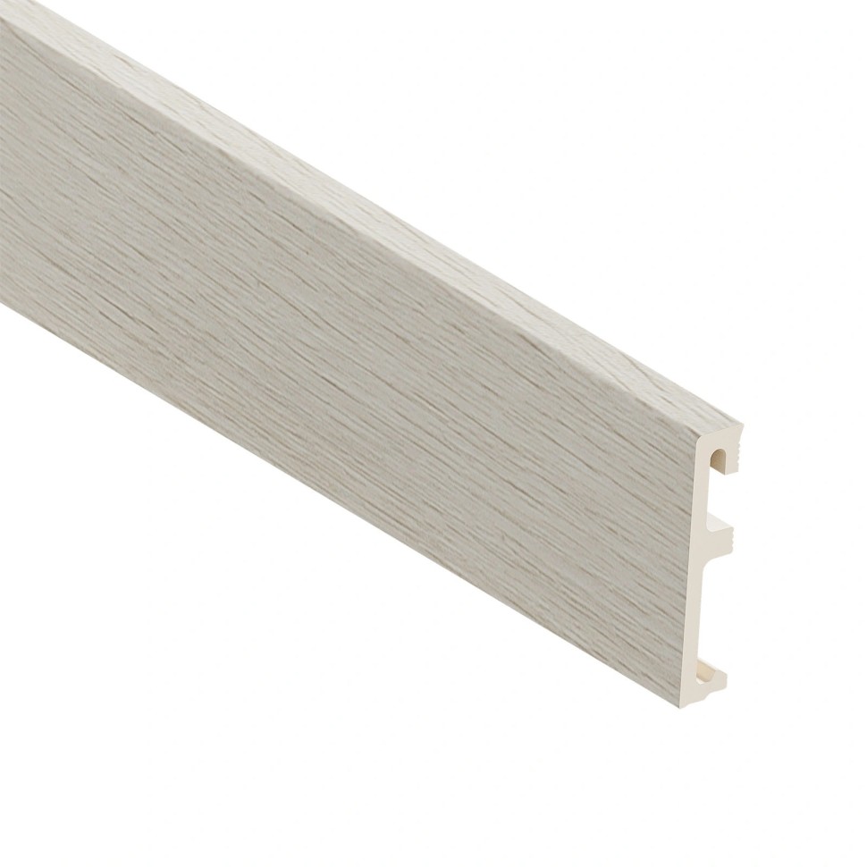 Напольный плинтус 80х16 мм SALAG ALPHA Marengo AP8150 ПВХ под дерево 2.4 м