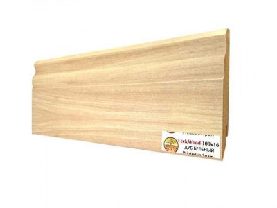 Плинтус для пола 100х16 мм Teckwood Дуб Беленый цветной МДФ 2.15 м