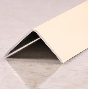 Уголок алюминий 20х20 мм ПН-20х20 Слоновая кость 2,7 м