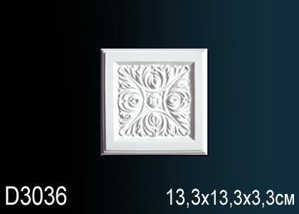 Обрамление дверей Перфект D3036 133х133 мм белый полиуретан