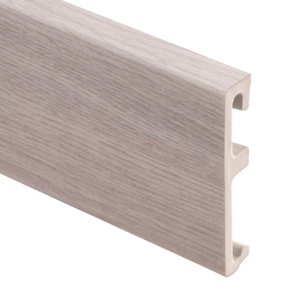 Напольный плинтус 80х16 мм SALAG ALPHA Glory AP8153 ПВХ под дерево 2.4 м