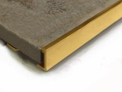 Профиль L-образный латунь 12 мм Progress PTOL 125 Полированная латунь 2,7 м