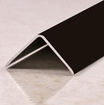 Уголок алюминий 20х20 мм ПН-20х20 Чёрный матовый 2,7 м