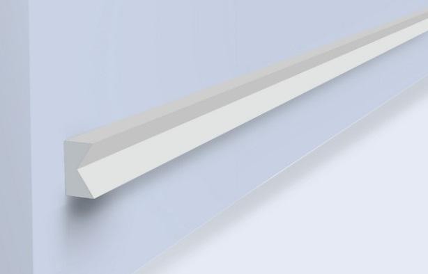 Молдинг 20х12 мм Hiwood TRV20 белый 2,7 м