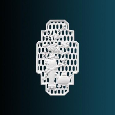 Декоративное панно Перфект K4042 800х450х30 мм белый полиуретан