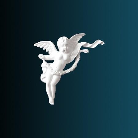 Декоративный орнамент Перфект G2312L 170х132х30 мм белый полиуретан