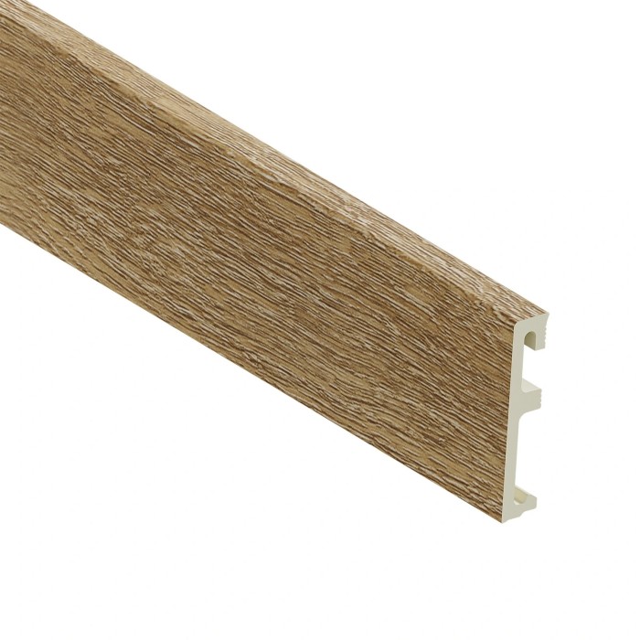 Напольный плинтус 80х16 мм SALAG ALPHA Intense AP8154 ПВХ под дерево 2.4 м