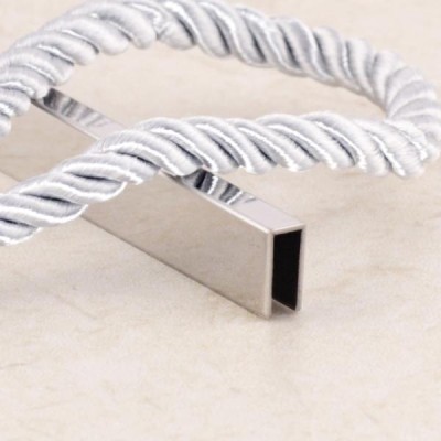 Профиль П-образный из нержавеющей стали 3х10 мм SUP03 SG Серебро глянец 2,7 м