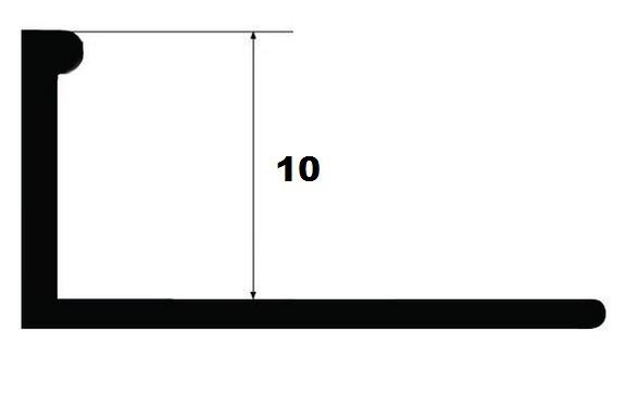 Латунный профиль L-образный Yakamoz ЛГ-10 латунь антик 2,7 м