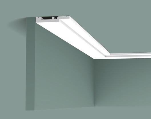 Напольный плинтус с кабель-каналом гибкий Orac Decor Duropolymer Flex SX187F 2 м