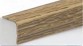 Отделочный уголок фигурный 30х30 мм Асви ПВХ 330 Дуб темный 2,7 м