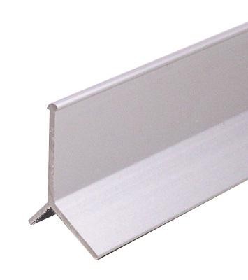 Профиль Y-образный 10 мм (мерседес) из алюминия ПО-Y001 Серебро матовое 2,7 м