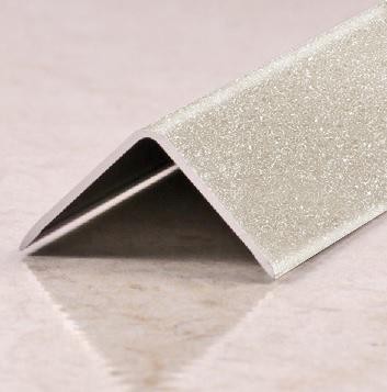 Уголок алюминий 20х20 мм ПН-20х20 Светло-серый муар 2,7 м