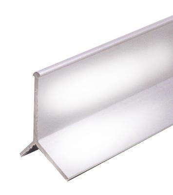 Профиль Y-образный 10 мм (мерседес) из алюминия ПО-Y001 Серебро глянец 2,7 м