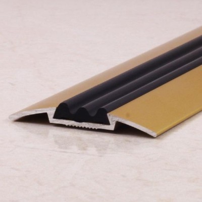 Порог противоскользящий плоский 42 мм ПО-42 Золото матовое 2,7 м