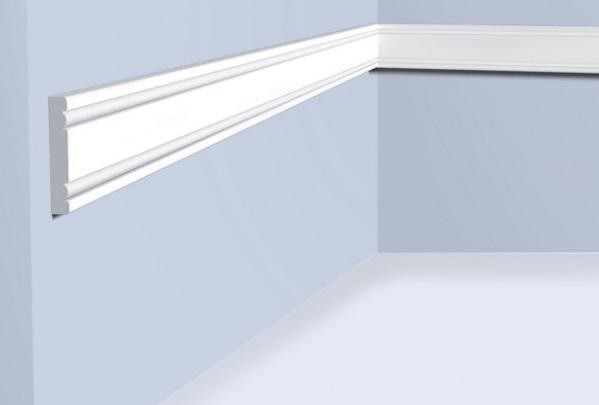 Молдинг 40х9 мм Hiwood W1040 белый 2 м