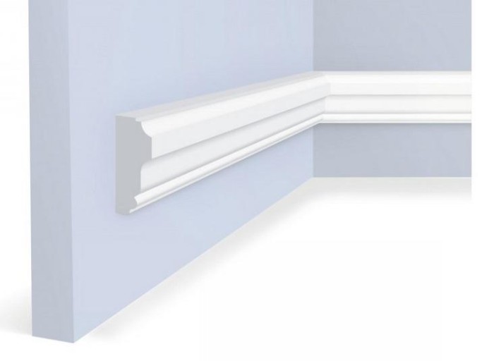 Молдинг 16,5х40 мм Hiwood D40V2 белый 2м
