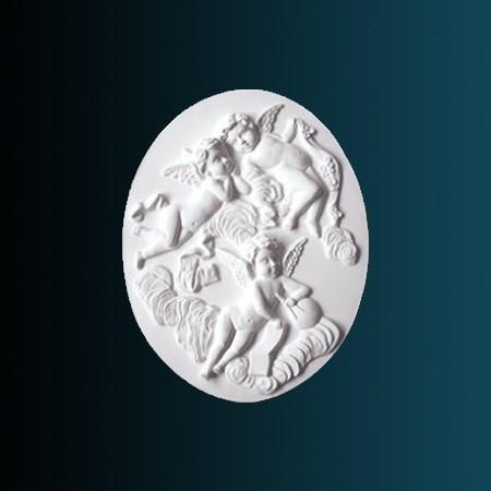 Декоративное панно Перфект K4050 550х430х45 мм белый полиуретан