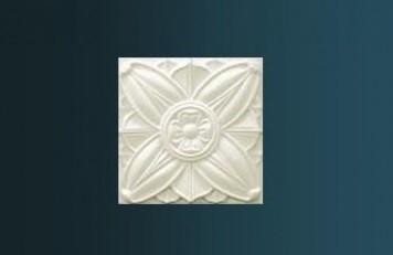 Декоративный орнамент Перфект P1116 150х150х10 мм белый полиуретан