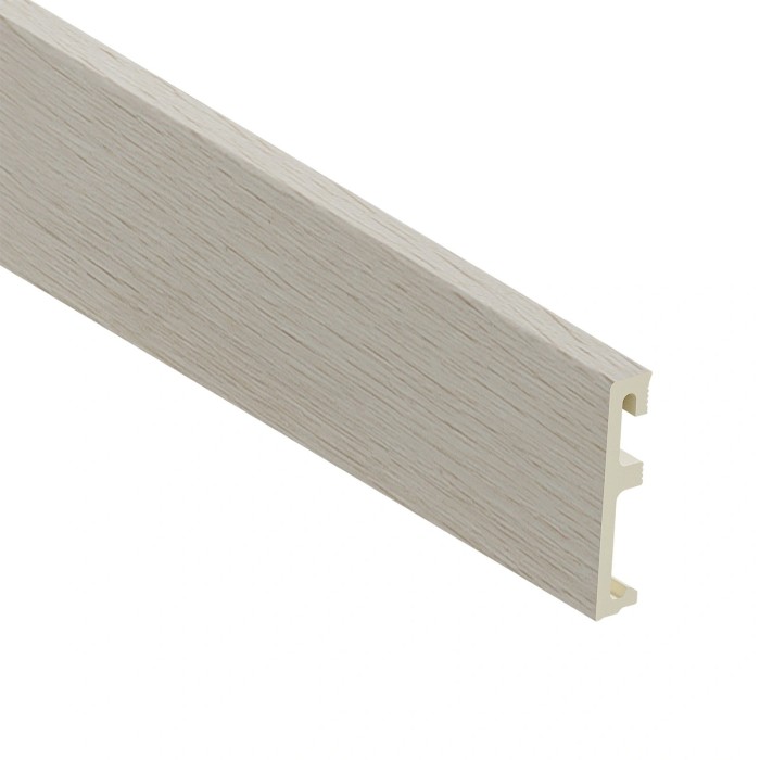 Напольный плинтус 80х16 мм SALAG ALPHA Chateau AP8199 ПВХ под дерево 2.4 м
