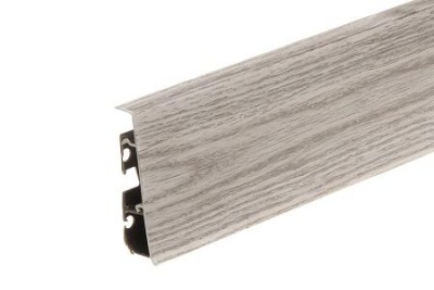 Напольный плинтус ПВХ 75 мм Cezar Hi-Line Prestige 157 Дуб Сардиния 2,5 м