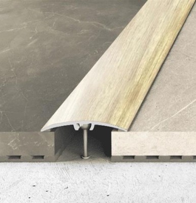 Одноуровневый порог алюминиевый 32 мм Effector A-66 0901 Дуб Белёный 2,7 м