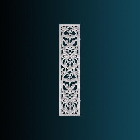 Декоративное панно Перфект K4080 1800х400х30 мм белый полиуретан