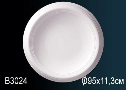 Потолочная розетка Перфект B3024 950 мм белый полиуретан