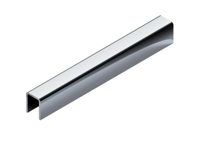 Стальной П-образный профиль 8х5х8 мм NEEXY PVS95-03 MR зеркальный 2.7м