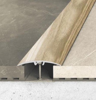 Одноуровневый порог алюминиевый 32 мм Effector A-66 0902 Дуб Мокка 2,7 м