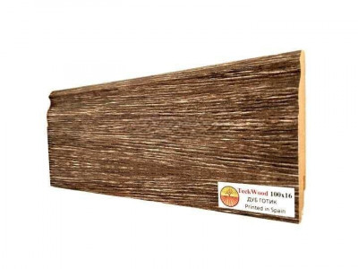 Плинтус для пола 100х16 мм Teckwood Дуб Готик цветной МДФ 2.15 м