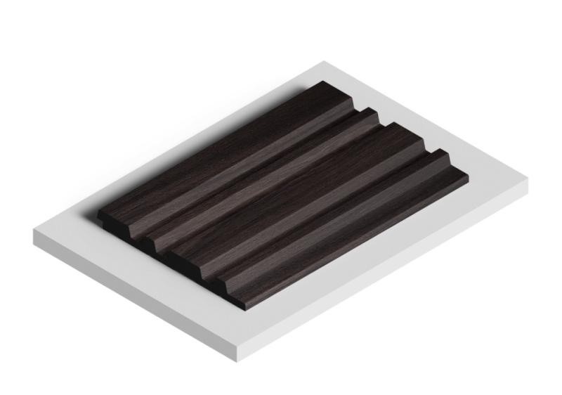 Стеновая панель отделочная HiWood LV122 BR395 под дерево 12х120 мм 2,7 м