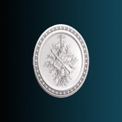 Декоративное панно Перфект K4094 500х350х35 мм белый полиуретан