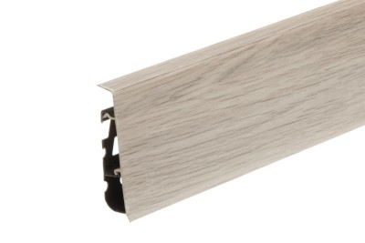 Напольный плинтус ПВХ 75 мм Cezar Hi-Line Prestige 175 Дуб Альканта 2,5 м