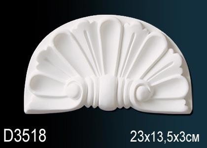 Обрамление дверей Перфект D3518 135х230 мм белый полиуретан