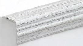 Отделочный уголок фигурный 30х30 мм Асви ПВХ 330 Ясень белый 2,7 м