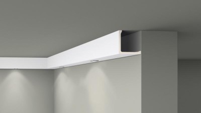 Потолочный плинтус скрытого освещения NMC L 1 Arstyl Lighting 150х150 мм 200 см