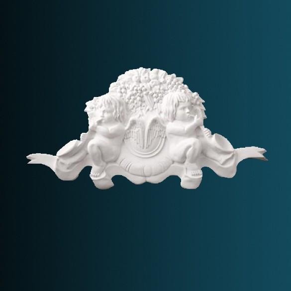 Декоративное панно Перфект P1004 540х1074х80 мм белый полиуретан