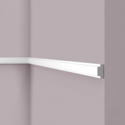 Декоративный молдинг NMC Wallstyl WL10 белый 30х14 мм 200 см