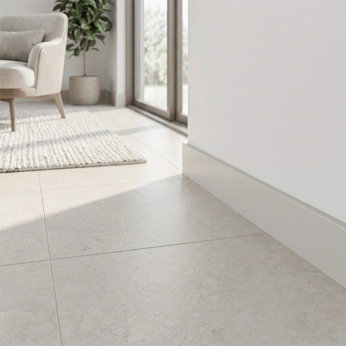 Напольный плинтус 100х18 мм SALAG ALPHA Kaszmir AP11F4 ПВХ кашмир 2.4 м