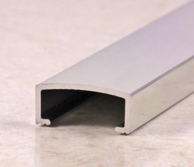 Профиль П-образный 8х30 мм из алюминия П-30 Серебро матовое 2,7 м