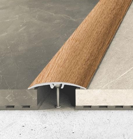 Одноуровневый порог алюминиевый 32 мм Effector A-66 0907 Дуб Песочный 2,7 м