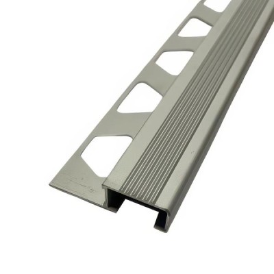 Профиль П-образный 10х20 мм из алюминия ПО-П10х20 Серебро матовое 2,7 м