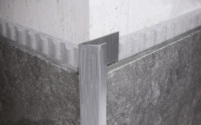 Наружный профиль для плитки из нержавеющей стали 8 мм FPG 8 M Сталь сатинированная 2,7 м