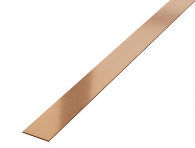 Стальная полоса 100 мм FB 100 RS розовая сатинированная 3 м