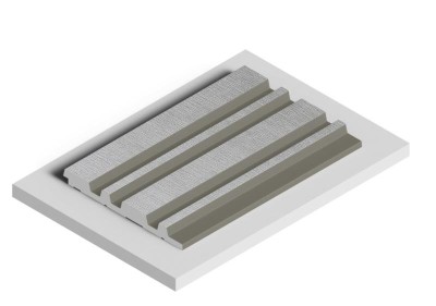 Стеновая панель отделочная HiWood LV122 S339S серая 12х120 мм 2,7 м