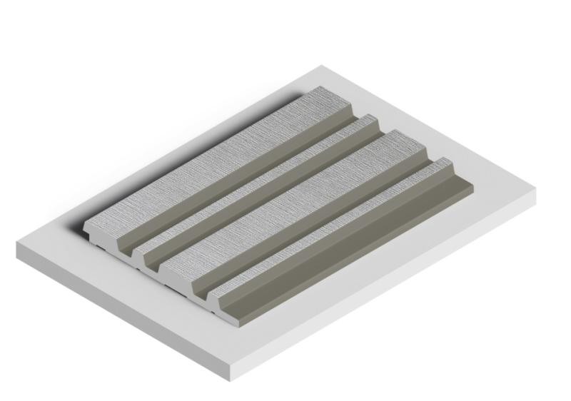 Стеновая панель отделочная HiWood LV122 S339S серая 12х120 мм 2,7 м